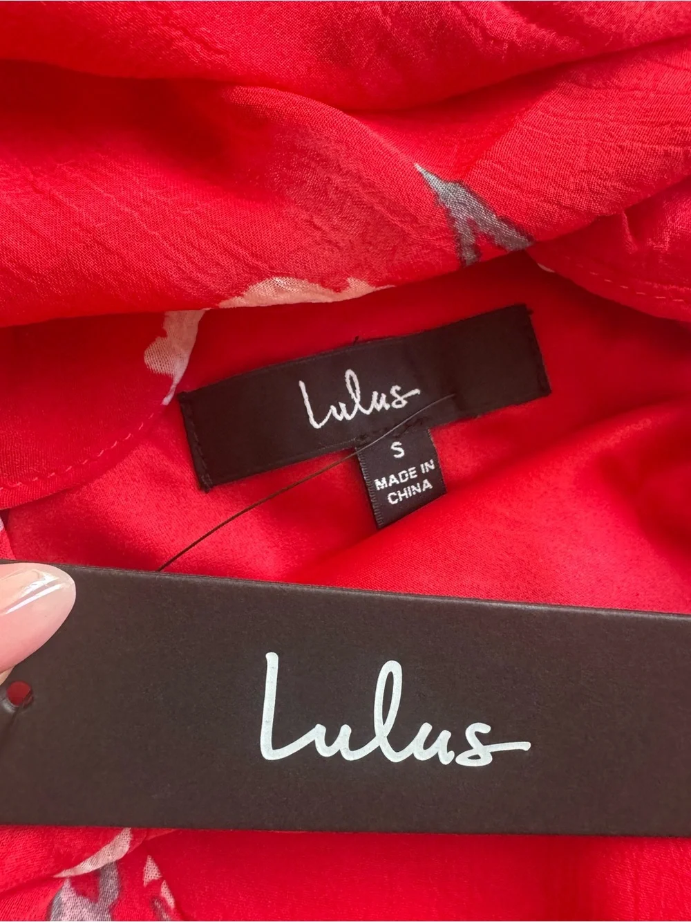Lulus Vibrant Red Floral Maxi Dress (Size Small) - Picture 5 of 8
